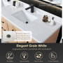 Altair Cicero 84" Double Bathroom Vanity in Light Brown with Engineered Stone Countertop Altair Cicero 84" Double Bathroom Vanity in Light Brown with Engineered Stone Countertop