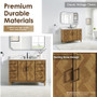 Altair Clara Bathroom Vanity in Weathered Brown with Calacatta Truffle White Quartz Countertop No Mirror Altair Clara Bathroom Vanity in Weathered Brown with Calacatta Truffle White Quartz Countertop No Mirror