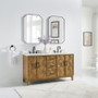 Altair Clara Bathroom Vanity in Weathered Brown with Calacatta Truffle White Quartz Countertop No Mirror Altair Clara Bathroom Vanity in Weathered Brown with Calacatta Truffle White Quartz Countertop No Mirror