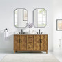 Altair Clara Bathroom Vanity in Weathered Brown with Calacatta Truffle White Quartz Countertop No Mirror Altair Clara Bathroom Vanity in Weathered Brown with Calacatta Truffle White Quartz Countertop No Mirror