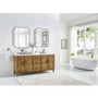Altair Clara Bathroom Vanity in Weathered Brown with Calacatta Truffle White Quartz Countertop No Mirror Altair Clara Bathroom Vanity in Weathered Brown with Calacatta Truffle White Quartz Countertop No Mirror