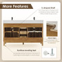 Altair Clara Bathroom Vanity in Weathered Brown with Calacatta Truffle White Quartz Countertop No Mirror Altair Clara Bathroom Vanity in Weathered Brown with Calacatta Truffle White Quartz Countertop No Mirror