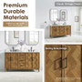 Altair Clara Bathroom Vanity in Weathered Brown with Calacatta Truffle White Quartz Countertop No Mirror Altair Clara Bathroom Vanity in Weathered Brown with Calacatta Truffle White Quartz Countertop No Mirror