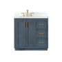 Altair Clarity & main 36" Single Bathroom Vanity Set with Grain White Composite Stone Countertop Altair Clarity & main 36" Single Bathroom Vanity Set with Grain White Composite Stone Countertop