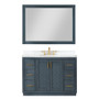 Altair Clarity & main 48" Single Bathroom Vanity Set with Grain White Composite Stone Countertop