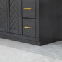 Altair Clarity & main 48" Single Bathroom Vanity Set with Grain White Composite Stone Countertop