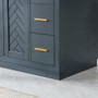 Altair Clarity & main 48" Single Bathroom Vanity Set with Grain White Composite Stone Countertop