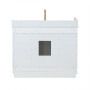 Altair Gavino 42" Single Bathroom Vanity with Grain White Engineered Stone Countertop Altair Gavino 42" Single Bathroom Vanity with Grain White Engineered Stone Countertop