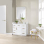 Altair Gavino 42" Single Bathroom Vanity with Grain White Engineered Stone Countertop Altair Gavino 42" Single Bathroom Vanity with Grain White Engineered Stone Countertop