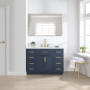 Altair Gavino 48" Single Bathroom Vanity with Grain White Composite Stone Countertop Altair Gavino 48" Single Bathroom Vanity with Grain White Composite Stone Countertop