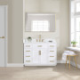 Altair Gavino 48" Single Bathroom Vanity with Grain White Composite Stone Countertop Altair Gavino 48" Single Bathroom Vanity with Grain White Composite Stone Countertop