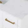 Altair Gavino 48" Single Bathroom Vanity with Grain White Composite Stone Countertop Altair Gavino 48" Single Bathroom Vanity with Grain White Composite Stone Countertop