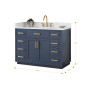 Altair Gavino 48" Single Bathroom Vanity with Grain White Composite Stone Countertop Altair Gavino 48" Single Bathroom Vanity with Grain White Composite Stone Countertop