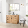 Altair Gavino 48" Single Bathroom Vanity with Grain White Composite Stone Countertop Altair Gavino 48" Single Bathroom Vanity with Grain White Composite Stone Countertop