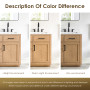 Altair Gavino 54" Double Bathroom Vanity with Grain White Engineered Stone Countertop Altair Gavino 54" Double Bathroom Vanity with Grain White Engineered Stone Countertop