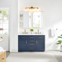Altair Gavino 54" Double Bathroom Vanity with Grain White Engineered Stone Countertop Altair Gavino 54" Double Bathroom Vanity with Grain White Engineered Stone Countertop