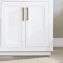 Altair Gavino 60" Double Bathroom Vanity with Grain White Composite Stone Countertop Altair Gavino 60" Double Bathroom Vanity with Grain White Composite Stone Countertop