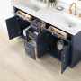 Altair Gavino 60" Double Bathroom Vanity with Grain White Composite Stone Countertop Altair Gavino 60" Double Bathroom Vanity with Grain White Composite Stone Countertop
