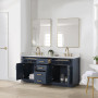 Altair Gavino 72" Double Bathroom Vanity with Grain White Composite Stone Countertop Altair Gavino 72" Double Bathroom Vanity with Grain White Composite Stone Countertop
