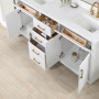 Altair Gavino 72" Double Bathroom Vanity with Grain White Composite Stone Countertop Altair Gavino 72" Double Bathroom Vanity with Grain White Composite Stone Countertop