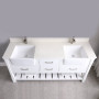 Altair Georgia 72" Double Bathroom Vanity Set with White Farmhouse Basins Altair Georgia 72" Double Bathroom Vanity Set with White Farmhouse Basins