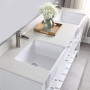 Altair Georgia 72" Double Bathroom Vanity Set with White Farmhouse Basins Altair Georgia 72" Double Bathroom Vanity Set with White Farmhouse Basins