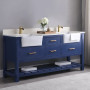 Altair Georgia 72" Double Bathroom Vanity Set with White Farmhouse Basins Altair Georgia 72" Double Bathroom Vanity Set with White Farmhouse Basins