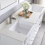 Altair Georgia 72" Double Bathroom Vanity Set with White Farmhouse Basins Altair Georgia 72" Double Bathroom Vanity Set with White Farmhouse Basins