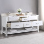 Altair Georgia 72" Double Bathroom Vanity Set with White Farmhouse Basins Altair Georgia 72" Double Bathroom Vanity Set with White Farmhouse Basins