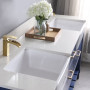 Altair Georgia 72" Double Bathroom Vanity Set with White Farmhouse Basins Altair Georgia 72" Double Bathroom Vanity Set with White Farmhouse Basins
