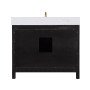 Altair Hadiya 42" Single Bathroom Vanity Set with Aosta White Composite Stone Countertop