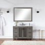 Altair Hadiya 48" Single Bathroom Vanity Set with Aosta White Composite Stone Countertop