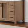 Altair Hadiya 48" Single Bathroom Vanity Set with Aosta White Composite Stone Countertop