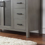 Altair Hadiya 60" Single Bathroom Vanity Set with Aosta White Composite Stone Countertop