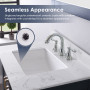 Altair Isla 30" Single Bathroom Vanity Set with Aosta White Engineered Stone Countertop