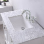 Altair Isla 36" Single Bathroom Vanity Set with Aosta White Engineered Stone Countertop