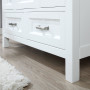 Altair Isla 42" Single Bathroom Vanity Set with Aosta White Engineered Stone Countertop