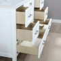 Altair Isla 60" Single Bathroom Vanity Set with Aosta White Engineered Stone Countertop