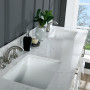 Altair Isla 72" Double Bathroom Vanity Set with Aosta White Engineered Stone Countertop