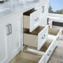 Altair Isla 72" Double Bathroom Vanity Set with Aosta White Engineered Stone Countertop