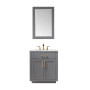Altair Ivy 30" Single Bathroom Vanity Set with Carrara White Marble Countertop Altair Ivy 30" Single Bathroom Vanity Set with Carrara White Marble Countertop