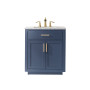 Altair Ivy 30" Single Bathroom Vanity Set with Carrara White Marble Countertop Altair Ivy 30" Single Bathroom Vanity Set with Carrara White Marble Countertop