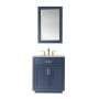 Altair Ivy 30" Single Bathroom Vanity Set with Carrara White Marble Countertop Altair Ivy 30" Single Bathroom Vanity Set with Carrara White Marble Countertop