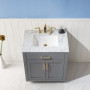 Altair Ivy 30" Single Bathroom Vanity Set with Carrara White Marble Countertop Altair Ivy 30" Single Bathroom Vanity Set with Carrara White Marble Countertop