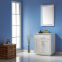 Altair Ivy 30" Single Bathroom Vanity Set with Carrara White Marble Countertop Altair Ivy 30" Single Bathroom Vanity Set with Carrara White Marble Countertop
