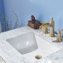 Altair Ivy 30" Single Bathroom Vanity Set with Carrara White Marble Countertop Altair Ivy 30" Single Bathroom Vanity Set with Carrara White Marble Countertop