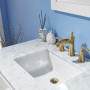Altair Ivy 36" Single Bathroom Vanity Set with Carrara White Marble Countertop Altair Ivy 36" Single Bathroom Vanity Set with Carrara White Marble Countertop