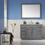 Altair Ivy 48" Single Bathroom Vanity Set with Carrara White Marble Countertop Altair Ivy 48" Single Bathroom Vanity Set with Carrara White Marble Countertop