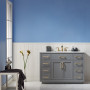 Altair Ivy 48" Single Bathroom Vanity Set with Carrara White Marble Countertop Altair Ivy 48" Single Bathroom Vanity Set with Carrara White Marble Countertop