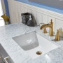 Altair Ivy 48" Single Bathroom Vanity Set with Carrara White Marble Countertop Altair Ivy 48" Single Bathroom Vanity Set with Carrara White Marble Countertop